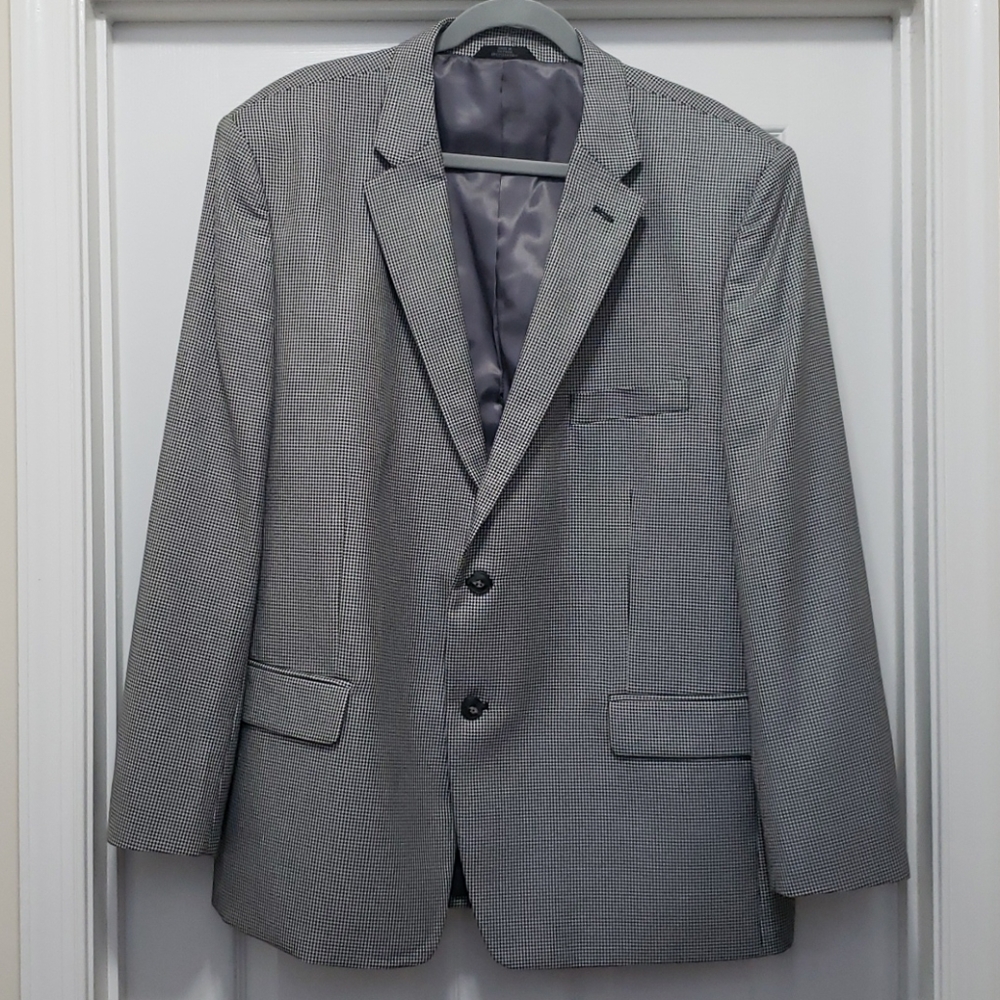 Haggar Houndstooth Sports Jacket 48R